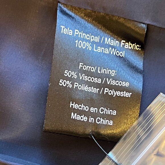 Serrano Soft Wool Coat - Navy, Large - NWT - Picture 5 of 8